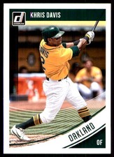 Khris Davis 2018 Donruss #126 Athletics MLB READ FREE SHIPPING AutographDen