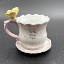1994 Precious Moments Mini Teacup Figurine - To My Forever Friend DWK185
