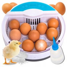 Automatischer Brutapparat f&uuml;r Gefl&uuml;geleier, Brutmaschine, 9 Eier