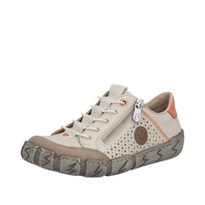 Rieker Women Slipper Beige-Kombi L0355-61 Sho...
