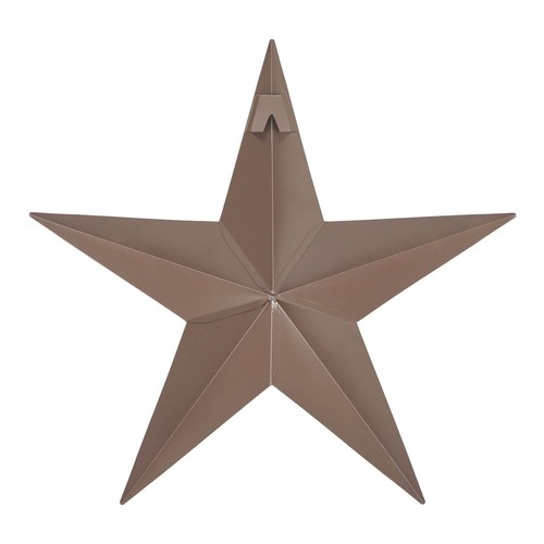 Metal Star Distressed Rust Brown 12x12 - Picture 6 of 7