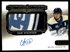 2021-22 UD The Cup Limited Logos Cam Atkinson Auto 35/50 #LL-CA