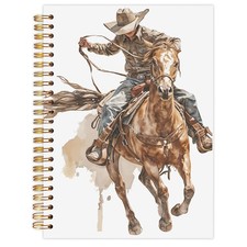 Western Spiral Notebook Journal, Cowboy Gifts Notebooks for Note Taking, West...