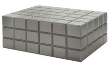 Humidor Colibri Heritage grau ca 100 Zigarren Digitalhygrometer Befeuchter