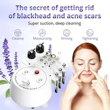 4in1 Micro DermaBrasion Facial Peeling Device Blackhead Removal Salon Use