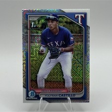 2024 Bowman Chrome Yolfran Castillo #BCP-159 1st Bowman Mojo Refractor Rangers