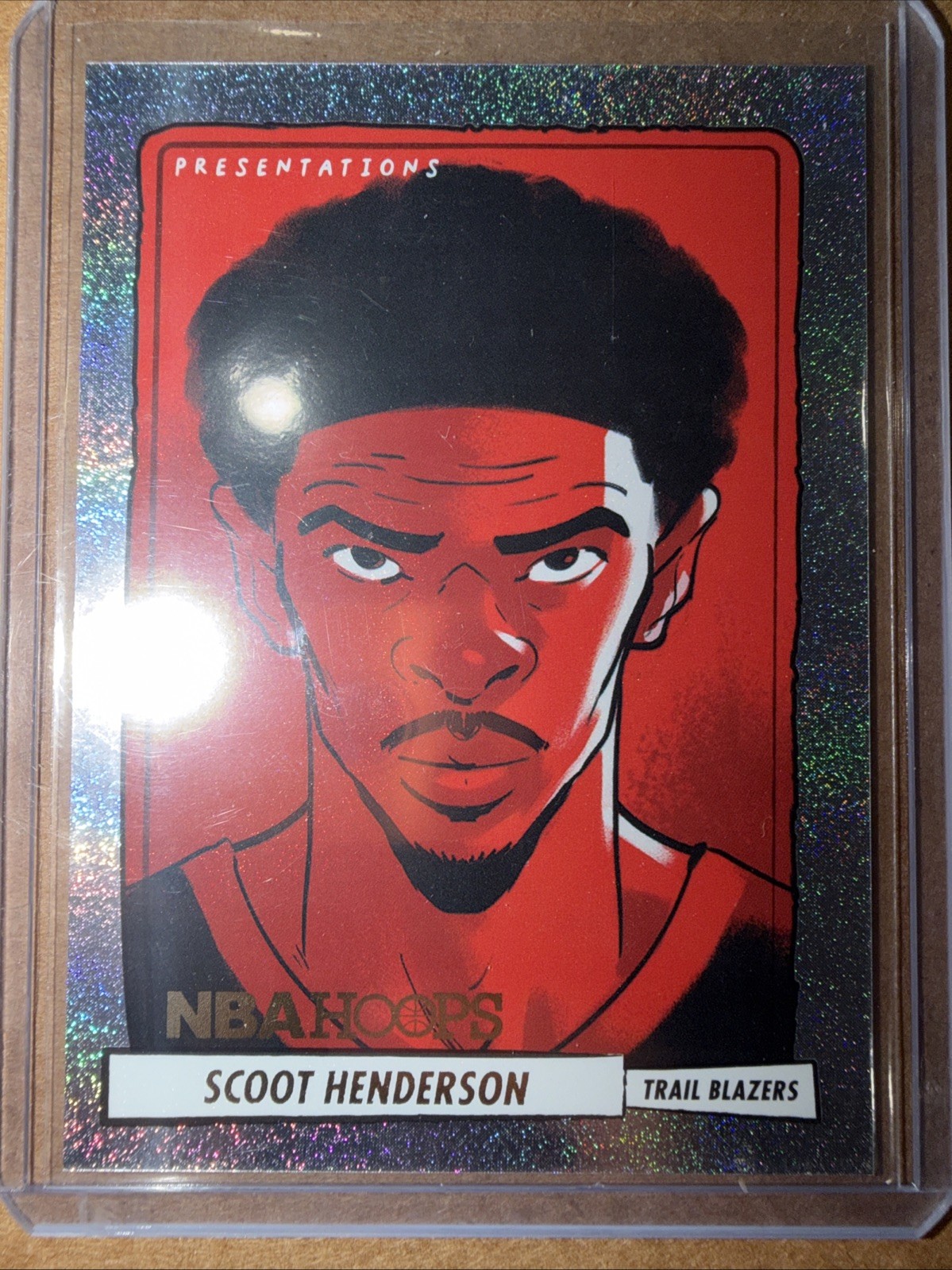 2023-24 Panini NBA Hoops - Presentations Scoot Henderson #19 (RC) SSP Blazers🔥