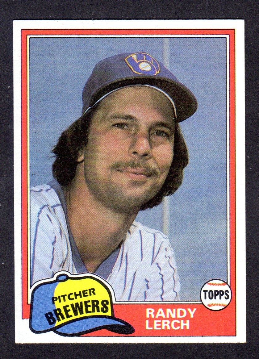 1981 TOPPS TRADED #792 Randy Lerch  MILWAUKEE BREWERS  NM +   A