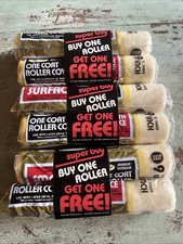 9-inch Paint Roller Covers 3/8 nap  Set of 6  NOS