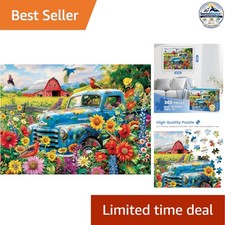 Large Piece Farm Country Jigsaw Puzzle 300 Pieces 20.5 x 15 in Rural Landscape
