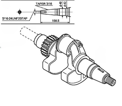 #ad #ad Fit For HONDA GX630 GX690 V Type Genarator Crankshaft 13310 Z6L 620 W Oil Seal $249.99
