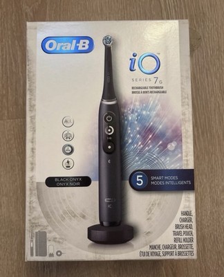 Oral-B IO Series 7g Electric Toothbrush, Black Onyx, Rechargeable