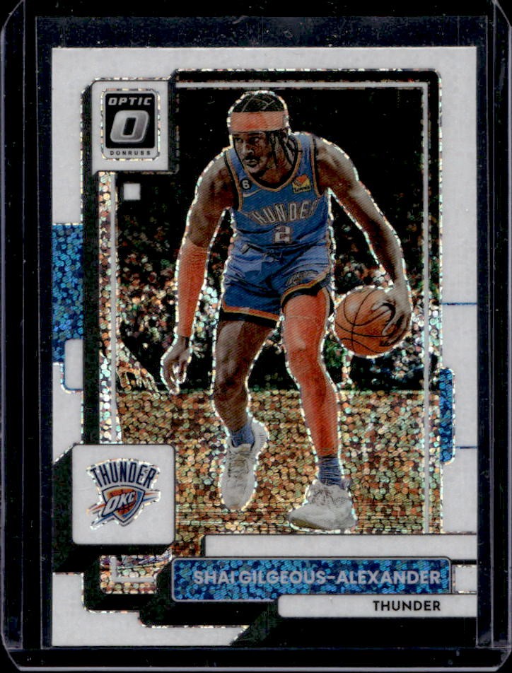 2022-23 Donruss Optic Shai Gilgeous-Alexander SSP White Sparkle #44