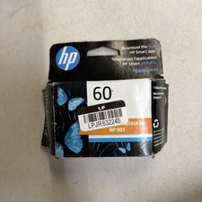 Genuine HP 60 Tri-Color Ink Print Cartridge CC643WN sealed Expired