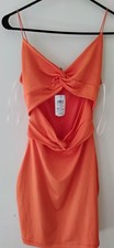 NWT Windsors Orange Cutout curvy Bodycon Dress. Medium . Club Wear. . Concert.