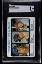 1973 Rookie Third Basemen Mike Schmidt Ron Cey John Hilton #615 SGC 1 (LOOK!)