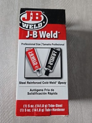 NEW J B WELD 8281 INDUSTRIAL PROFESSIONAL LARGE 10OZ COLD WELD ADHESIVE USA
