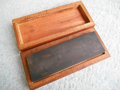 VINTAGE CABELA'S BLACK HARD ARKANSAS RTC-6 SLATE JEWELRY TOUCHSTONE 6''X2''X1/2''