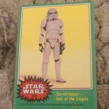 Topps 1977 Star Wars Trading Card #246 Stormtrooper—tool of the Empire