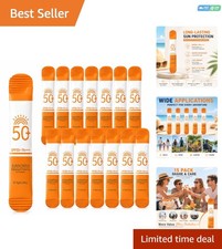 Bulk SPF 50 Mini Sunscreens - 15 Travel Size for Outdoor Adventures  Daily Use