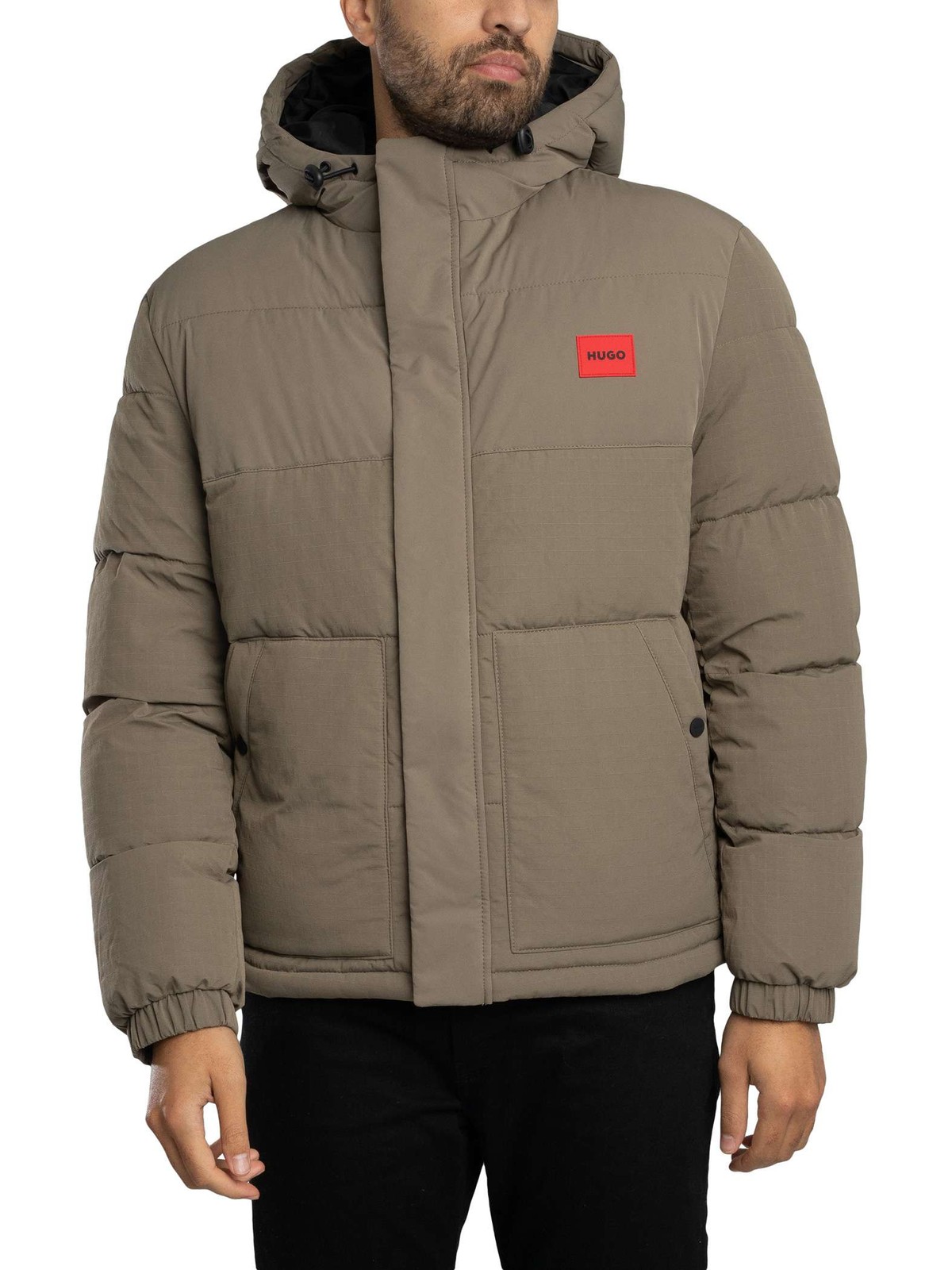 HUGO Mens Baro2541 Puffer Jacket Grey 32790₽