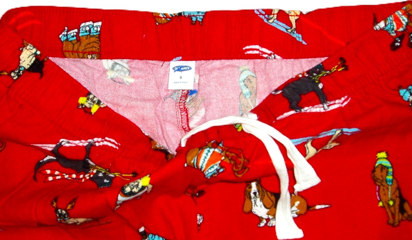 OLD NAVY ASSORTED DOG PATTERN FLANNEL PAJAMA BOTT… - image 4
