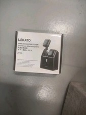 Lekato 5,8Ghz Wireless Guitar System, Sender und Empfänger mit zwei Ladegeräten