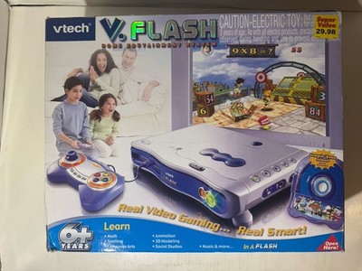 VTech V.Flash Home Edutainment System Game 2006 Video Console New Factory Sealed