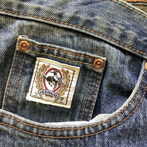 Cinch White Label Jeans Herren 29X34 Blau Denim Relaxed Fit Straight Leg Western - Bild 10 von 10