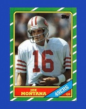 1986 Topps Set-Break #156 Joe Montana NM-MT OR BETTER *GMCARDS*