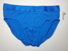 2(X)IST Electric - Nylon Low Rise Briefs - Blue - Size M - BNWT