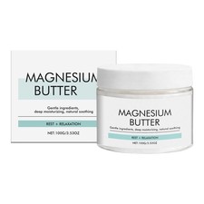 Magnesium Butter, Calming Soothing Topical Magnesium Lotion, With Shea, Mango