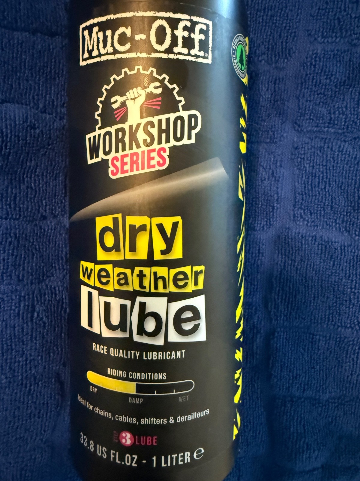 (New) Muc-Off Workshop Series Bio Dry Chain Lube 1 Liter 33.8 oz 832US free shipping (69.99 USD)