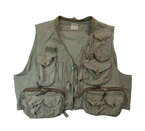 Filson Vintage 136S Fly Fishing Guide Vest Mens Size Large L
