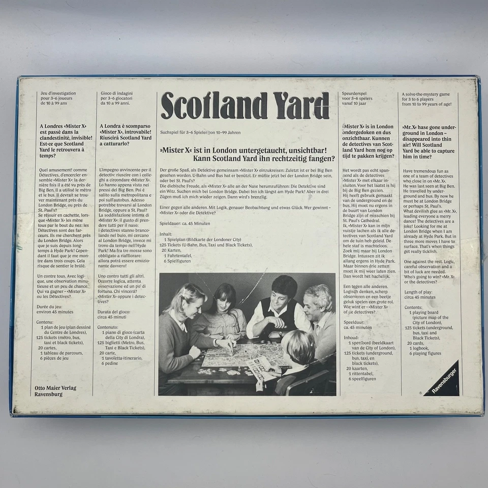 Ravensburger Board Game Scotland Yard Complete - Image 3 of 4
