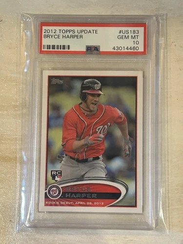 2012 Topps Update: #US183 Bryce Harper PSA 10 GEM MINT Sh