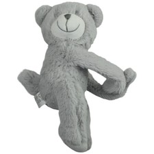 CEPEWA Teddyb&auml;r Kuscheltier Pl&uuml;schtier 22 cm Grau Gebraucht