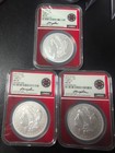 2023 Fiji S$1 FDI Morgan CC Three-Piece Set 1884 1885 and 1886 All Ms70 NGC — photo 1