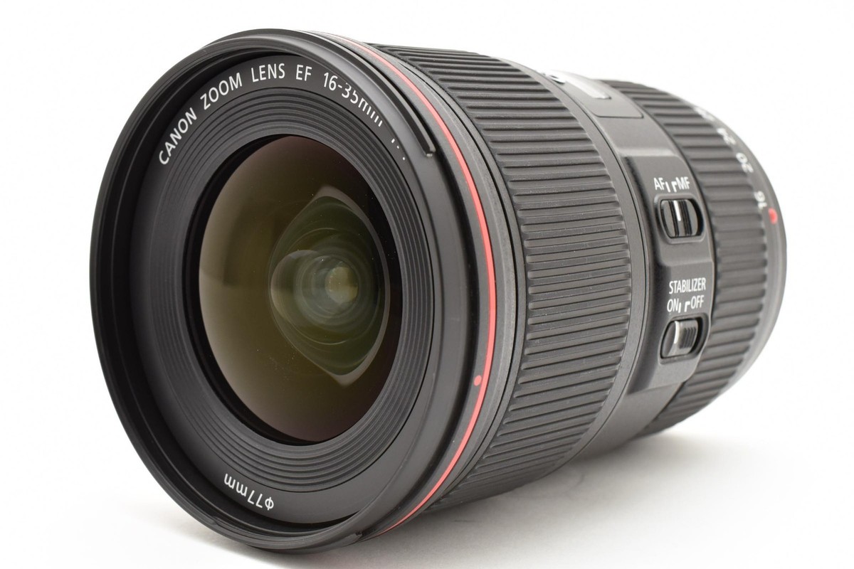 Canon キャノン EF 16-35mm F4 L IS USM 美品 Canon EF 16-35mm f/4 L IS USM Wide Angle Lens From JAPAN [Top Mint