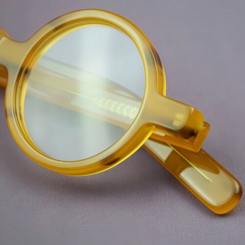 Small Round Acetate Reading Eyeglasses Frames Hand Made Glasses Retro Men Women - Picture 36 of 46