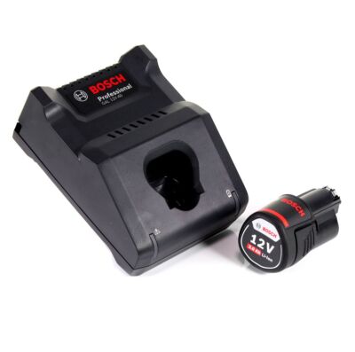 Bosch GAL 12V-40 Professional Schnell Ladegerät 12 V + 1x Akku 3,0 Ah