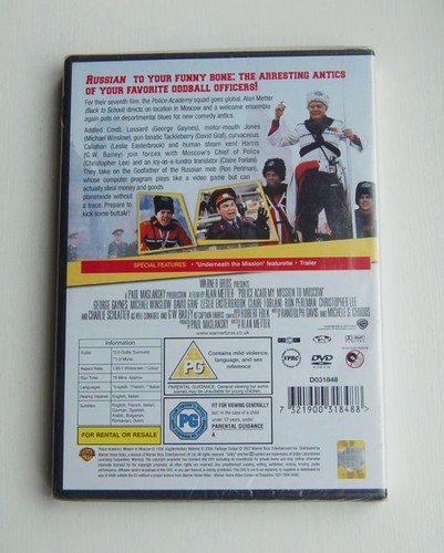 Police Academy 7 - Mission To Moscow - NEW Region 2 DVD - George Gaines - OOP! - Imagen 2 de 2