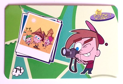 THE FAIRLY ODDPARENTS CARD DKV #074 TIMMY COSMO & WANDA 2022 PERU Nickelodeon