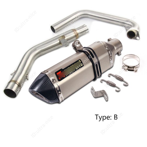 For Lifan KPT200 KPM200 Complete Exhaust System Header Pipe Slip On 51mm Muffler - Picture 5 of 10
