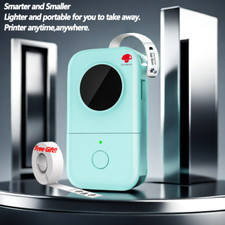 Phomemo D30 Label Maker Machine with Tape Bluetooth Small Label Printer - Green