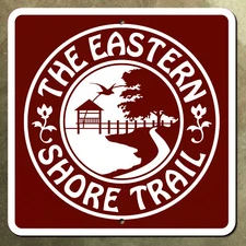 Alabama Eastern Shore Trail Mobile Weeks Bay marker highway road sign 16x16