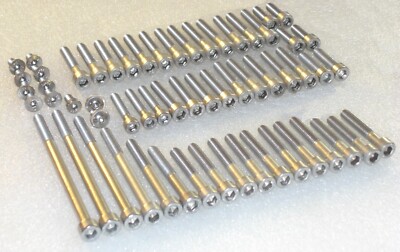 Suzuki GS400 GS425 Engine Covers 59pcs Stainless Steel Allen Bolt Capscrew kit