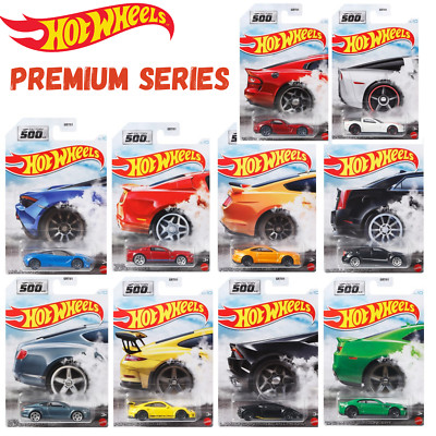 1 x Hot Wheels Premium Factory 500 H.P. Cars Assortment to Choose