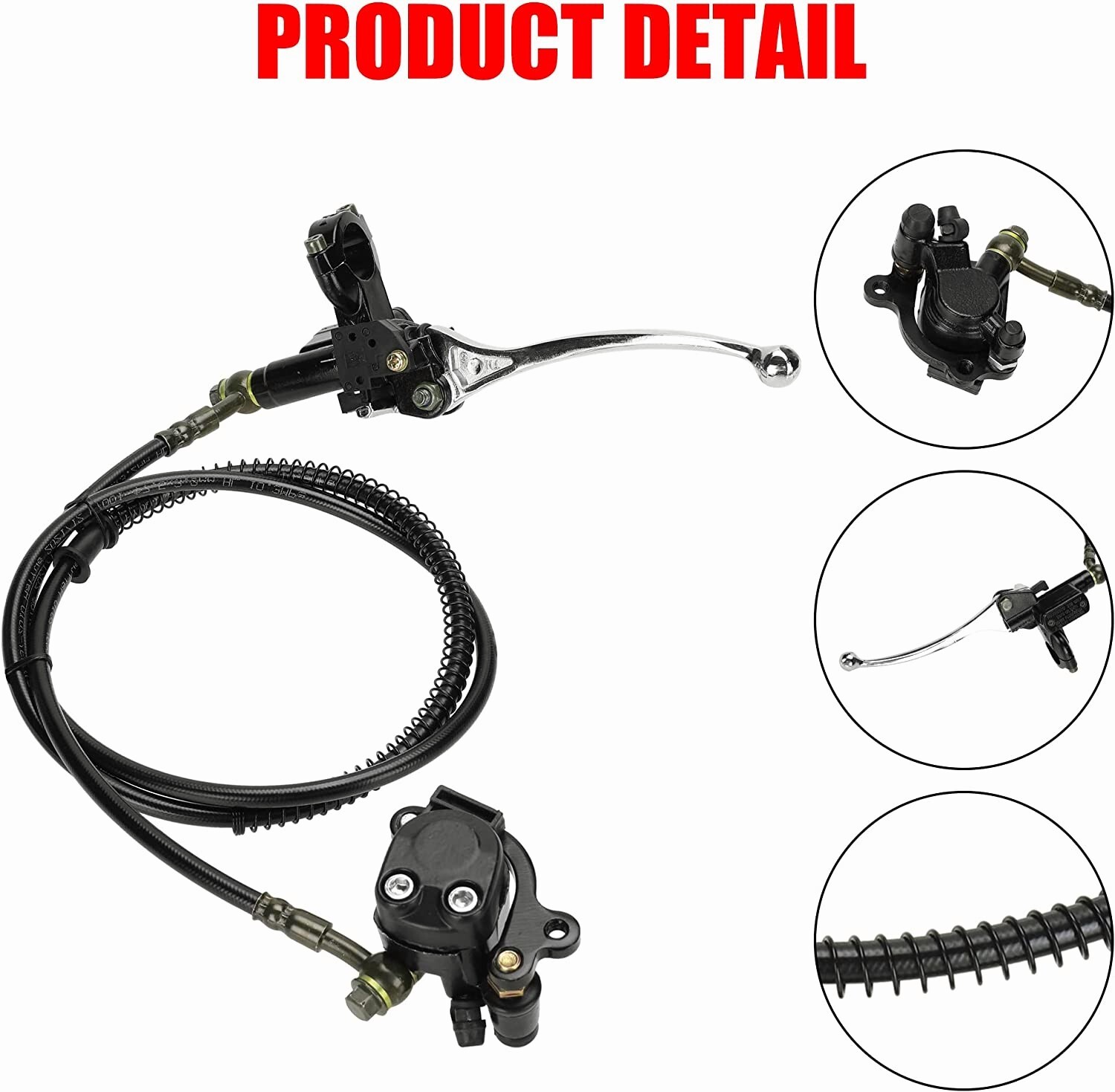 Hydraulic Disc Hand Brake Master Cylinder Caliper Assembly for 98cc