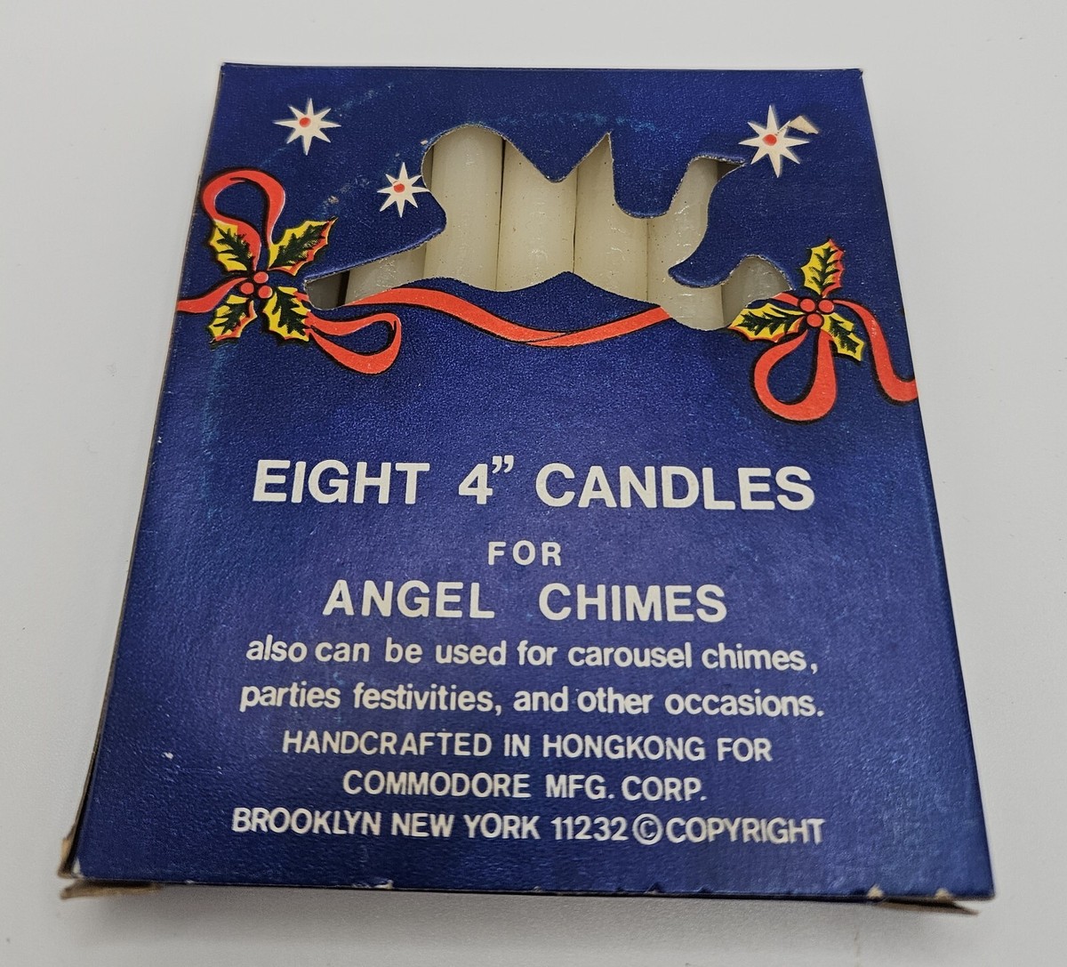 しょう　2箱 Vtg Box of 8 White Candles 4